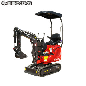 Jengkaut mini mikro XN660 berfungsi di kawasan akses sempit